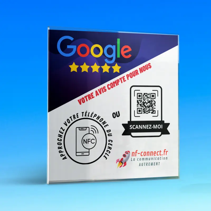 Plaque en verre Comptoir Google