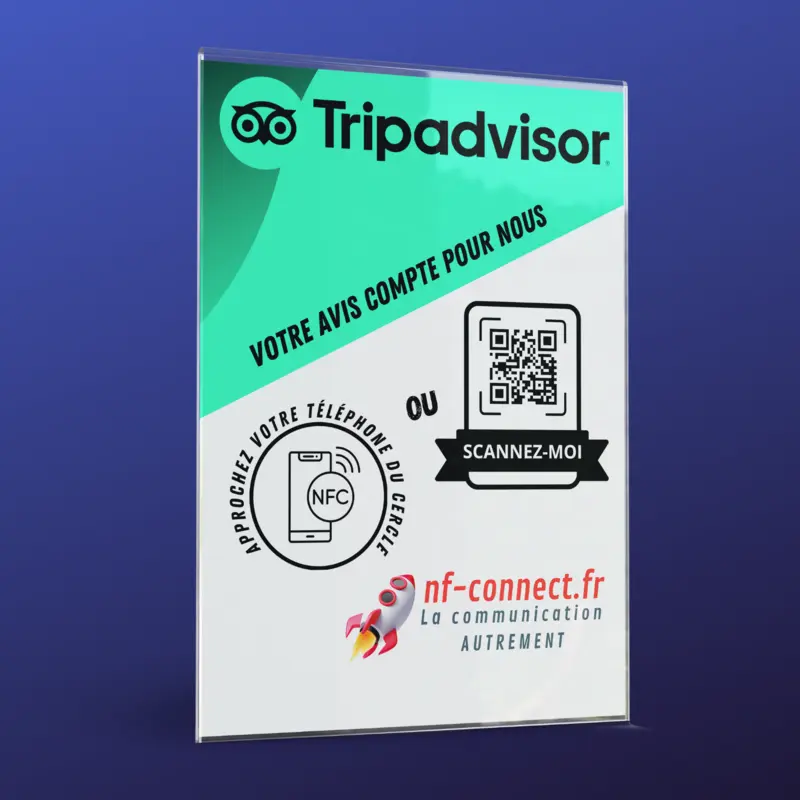 Plaque en verre Guichet Tripadvisor
